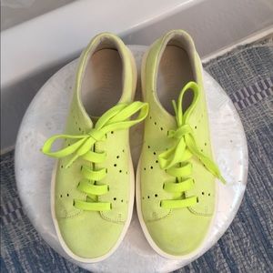 Bright green Camper sneakers